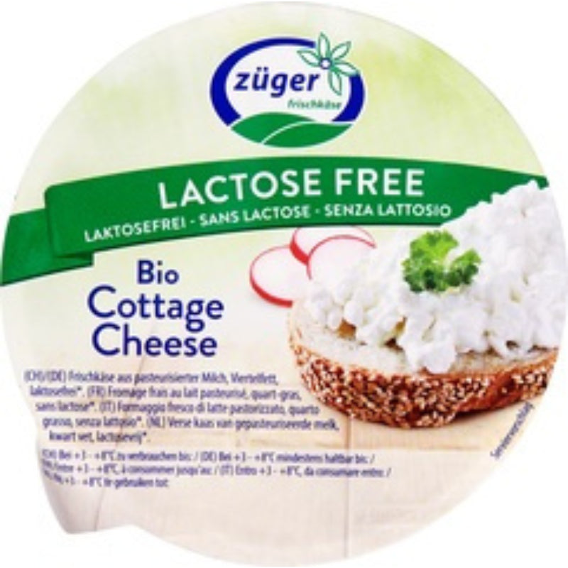 Züger Βιολογικό Cottage Cheese Χωρίς Λακτόζη 150g