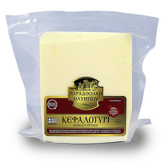 Κεφαλοτύρι Συσκευασία 500γρ. Ι. Μονής Αγίου Διονυσίου, Ελληνικό, Παραδοσιακή Ολύμπου