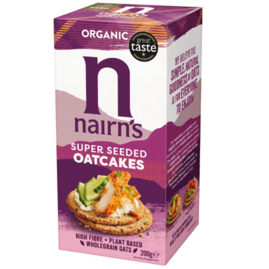 Βιολογικά Κράκερ Βρώμης Ολικής, 200g NAIRN'S