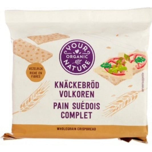 Βιολογικά Κράκερ Σιταριού Ολικής Άλεσης  250g Your Organic Nature