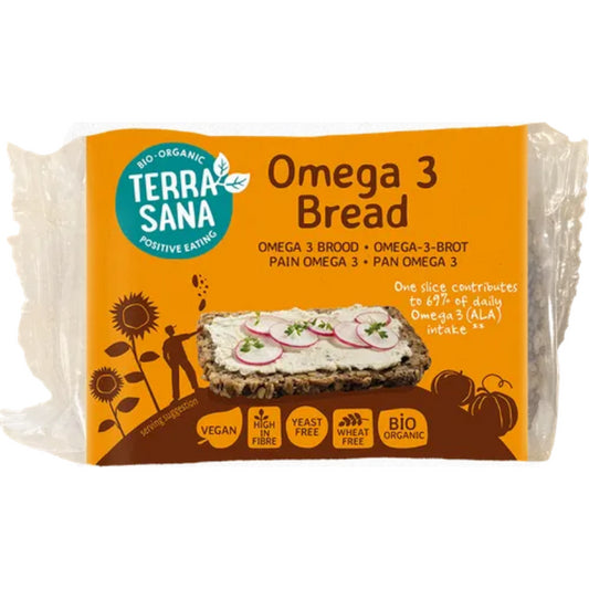 Βιολογικό Ψωμί Βρώμης με Σπόρους & Ωμέγα 3, 300g Terrasana