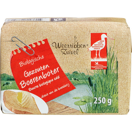 Βούτυρο με Αλάτι  250 g    Weerribben Farmers