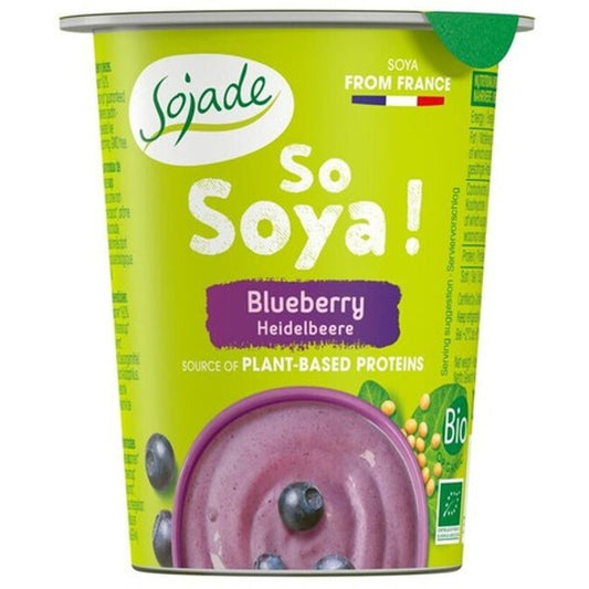 Βιολογικό Επιδόρπιο Σόγιας Μύρτιλλο Bio 400γρ., Sojade