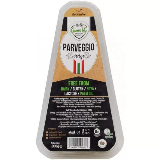 Φυτικό  Τυρί Παρμεζάνα  Κομμάτι  200g    Parveggio  GreenVie