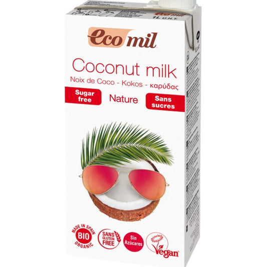 Βιολογικό Ρόφημα Καρύδας Φυσική Γεύση Bio 1lt, Ecomil