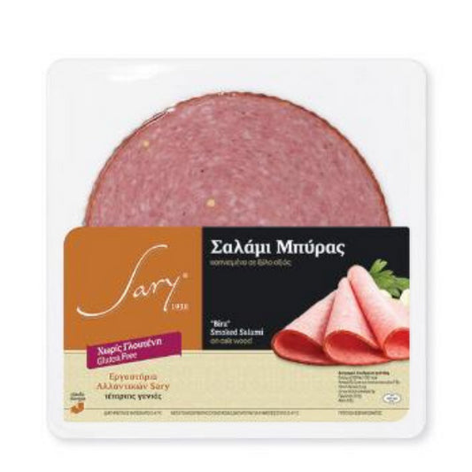 Σαλάμι Μπύρας σε Φέτες, 100 γρ., Sary