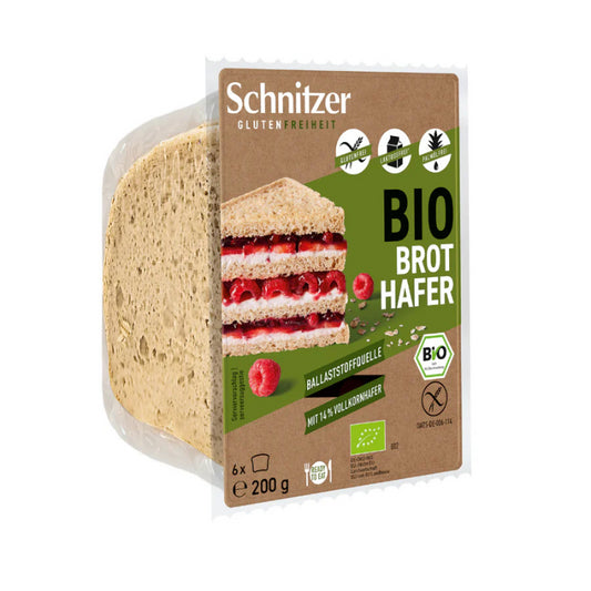 Schnitzer Βιολογικό Ψωμί Βρώμης Χωρίς Γλουτένη 200g
