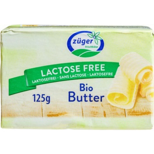 Züger Βιολογικό  Βούτυρο Χωρίς  Λακτόζη 125g